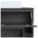 Gabinete Suspenso 2 Portas Com Cuba Branca 75 cm BL1000 Grafite FAEM