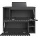 Gabinete Suspenso 2 Portas Com Cuba Preta 75 cm BL1000 Grafite FAEM