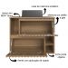 Gabinete Suspenso 2 Portas Com Cuba Preta 75 cm BL1000 Mell FAEM