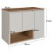 Gabinete Suspenso 3 Portas Com Tampo BL9220 Mell Arenas FAEM