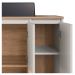 Gabinete Suspenso 80 cm Com Cuba Preta BL9220 Mell Arenas FAEM