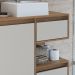 Gabinete Suspenso 80 cm Cuba Branca BL2001 Mell Arenas FAEM