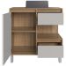 Gabinete Suspenso 80 cm Cuba Preta BL2001 Mell Arenas FAEM
