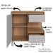 Gabinete Suspenso 80 cm e Espelheira CJ2001 Mell Arenas FAEM