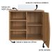 Gabinete Suspenso Com Cuba Branca 70 cm BL9680 Mell FAEM