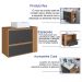 Gabinete Suspenso Com Cuba e Gavetao BL2003 Mell Grafite FAEM