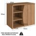 Gabinete Suspenso de Banheiro 70 cm BL9680 Mell FAEM