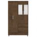 Guarda Roupa 102 cm 4 Portas PLUS 10090 Imbuia VLR