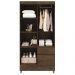 Guarda Roupa 102 cm 4 Portas PLUS 10090 Imbuia VLR