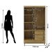 Guarda Roupa 102 cm 4 Portas PLUS 10090 Nature VLR