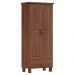 Guarda Roupa 2P 1G Madeira Maciça 81 cm 1140 Imbuia Milani Store