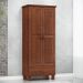 Guarda Roupa 2P 1G Madeira Maciça 81 cm 1140 Imbuia Milani Store