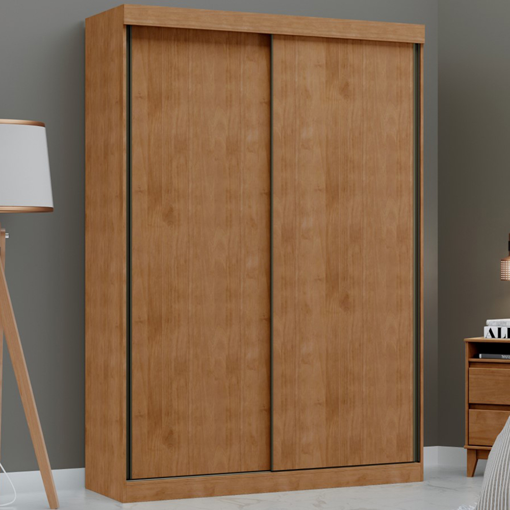 Guarda Roupa 2P Deslizantes Madeira Maciça 150 cm 1450 Freijo Milani Store