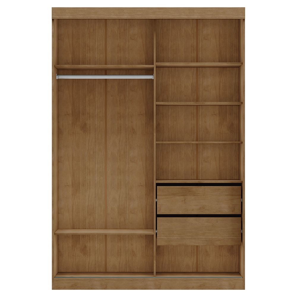Guarda Roupa 2P Deslizantes Madeira Maciça 150 cm 1450 Freijo Milani Store