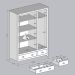 Guarda Roupa 3P 2G Madeira Maciça 136 cm 9104 Branco Freijo Milani Store