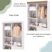 Guarda Roupa 4 Portas Espelho 102 cm 10090 Branco Camarim VLR