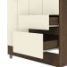 Guarda Roupa 4 Portas Espelho 102 cm 10090 Imbuia Champanhe VLR