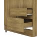 Guarda Roupa 4 Portas Espelho 102 cm 10090 Nature VLR