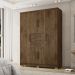 Guarda Roupa Casal 151 cm 6 Portas 3G 10020 Imbuia VLR