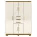 Guarda Roupa Casal 151 cm 6 Portas 3G 10020 Nature Champanhe VLR