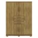 Guarda Roupa Casal 151 cm 6 Portas 3G 10020 Nature VLR