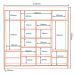 Guarda Roupa Casal 2P Correr MDF 244 cm RD024 Freijo Nero MXM