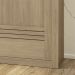 Guarda Roupa Casal 2PT Correr MDF 231 cm TPL RD033 Castanho MXM