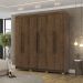 Guarda Roupa Casal 6 Portas 2G 218 cm 10037 Imbuia VLR