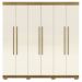 Guarda Roupa Casal 6 Portas 2G 218 cm 10037 Nature Champanhe VLR