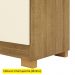 Guarda Roupa Casal 6 Portas 2G Espelho 218 cm Nature Champanhe VLR