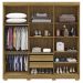 Guarda Roupa Casal 6 Portas 2G Espelho 218 cm Nature VLR