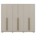 Guarda Roupa Casal 6 Portas 3 Gavetas MDF 275 cm Fend VLR