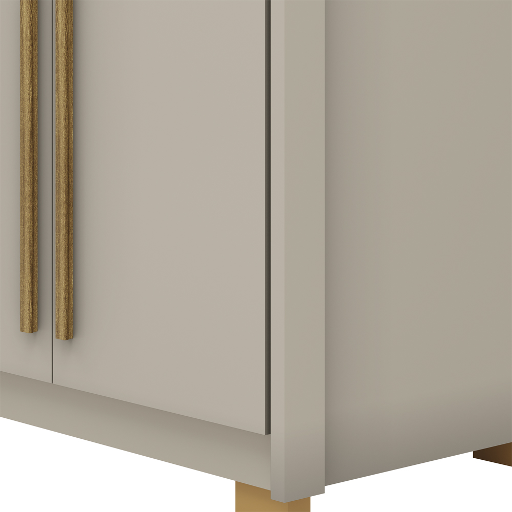Guarda Roupa Casal 6 Portas 3 Gavetas MDF 275 cm Fend VLR