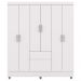 Guarda Roupa Casal 6P 2G 153 cm 10091 Branco Camarim VLR