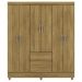 Guarda Roupa Casal 6P 2G 153 cm 10091 Nature VLR
