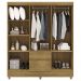 Guarda Roupa Casal 6P 2G 153 cm 10091 Nature VLR