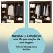 Guarda Roupa Casal 6P 2G Espelho 153 cm Imbuia Champanhe VLR