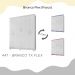 Guarda Roupa Casal 6P 2G Moden 150 cm 3562 Branco Flex INCP