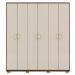 Guarda Roupa Casal 6P 4G NOR 203 cm 10109 Imbuia Fend VLR