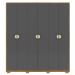 Guarda Roupa Casal 6P 4G NOR 203 cm 10109 Nature Alasca VLR