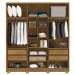 Guarda Roupa Casal 6P 4G NOR 203 cm 10109 Nature Alasca VLR