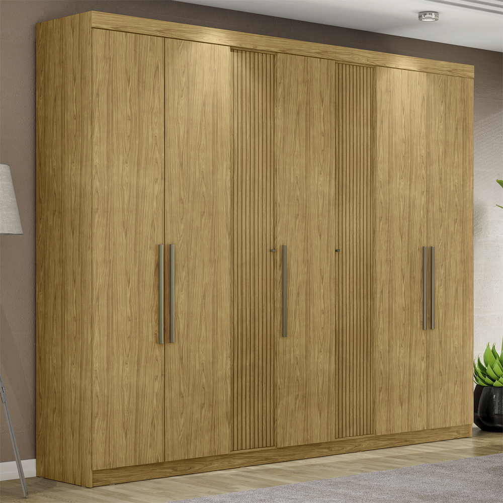 Guarda Roupa Casal 7 Portas 258 cm ATN RG040 Marrocos MXM
