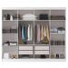 Guarda Roupa Casal 8 Portas 236 cm RG138 Branco Neve MXM