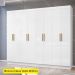 Guarda Roupa Casal 8 Portas 236 cm RG138 Branco Neve MXM