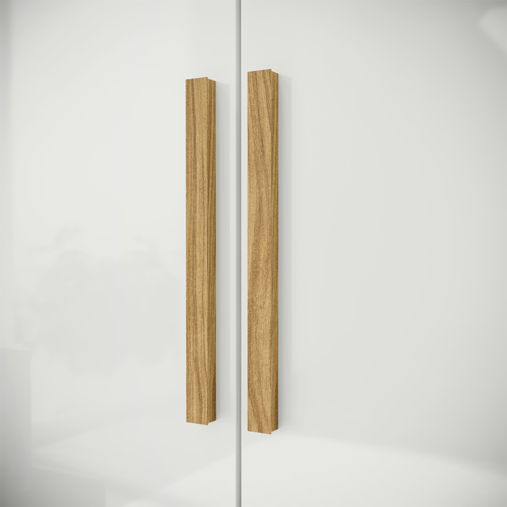 Guarda Roupa Casal 8 Portas 236 cm RG138 Marrocos Off White MXM