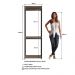 Guarda Roupa Closet 02 Cabideiros 183X60cm Preto Montana PRODDY