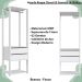 Guarda Roupa Closet 02 Gavetas 183X60cm Branco PRODDY