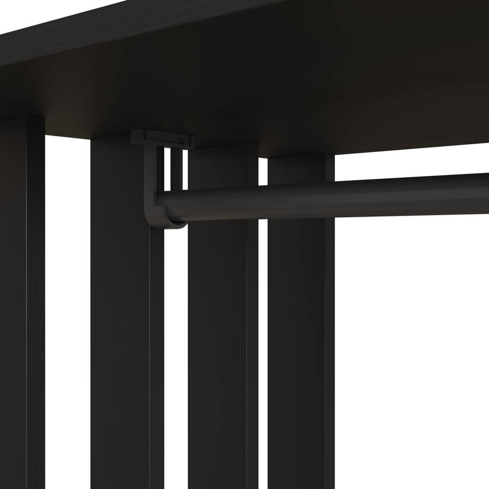 Guarda Roupa Closet 183X100cm Preto Montana PRODDY