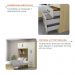 Guarda Roupa Com Cama 4P 3G LIS RG023 Castanho Off White MXM