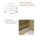 Guarda Roupa Com Cama 4P 3G LIS RG023 Castanho Off White MXM